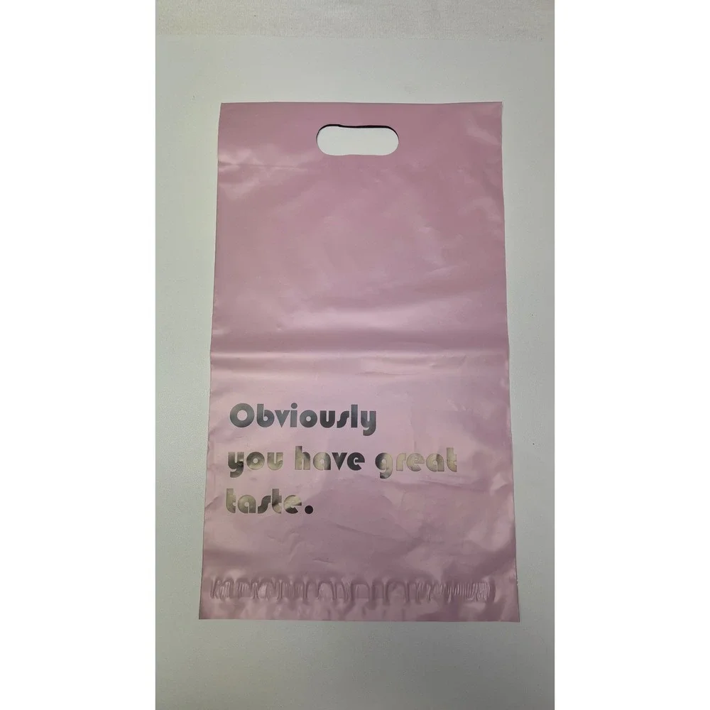 10x13 Poly Mailer Bags with Handles 10pk Pink Boutique Shipping Supplies New